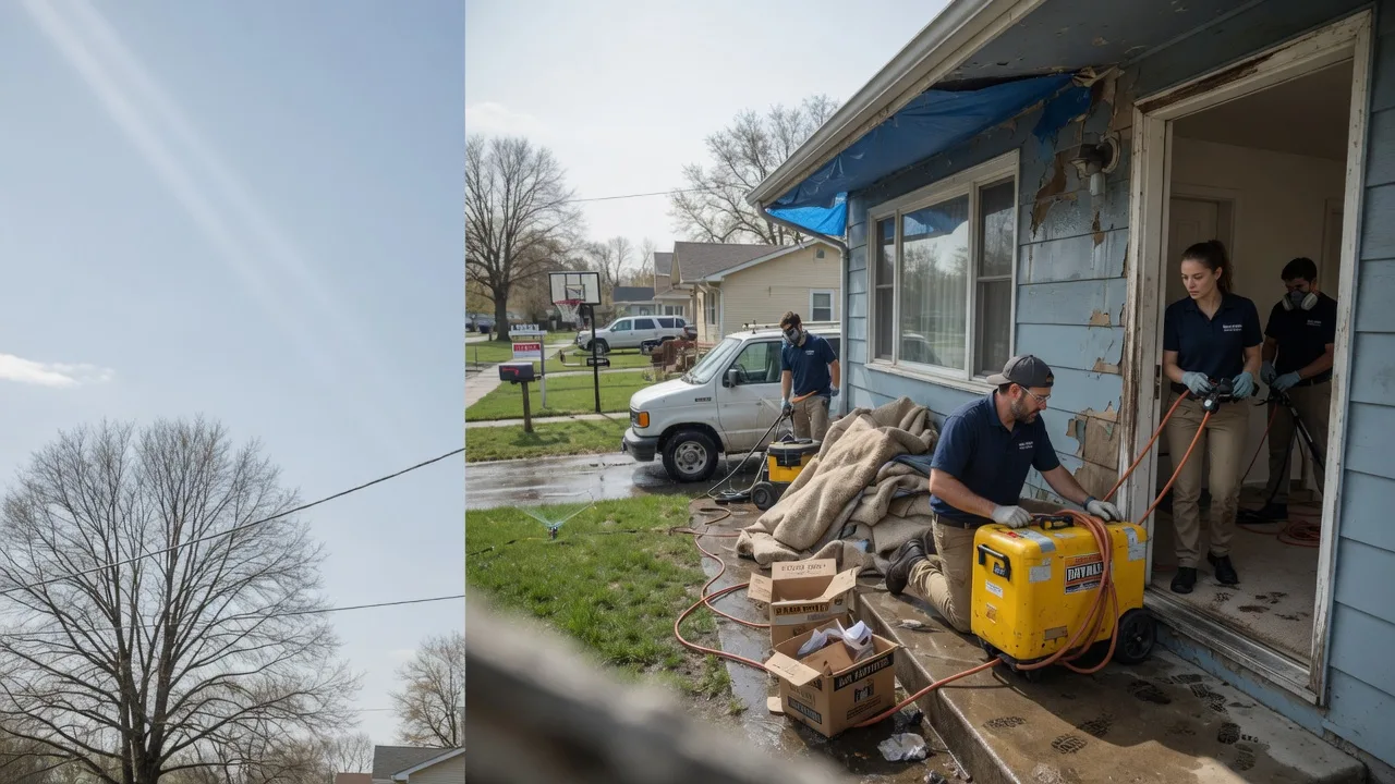 Basement Flood Cleanup in Mound Valley, KS near me